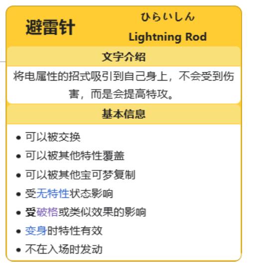 宝可梦剑盾皮卡丘避雷针特性是什么?1